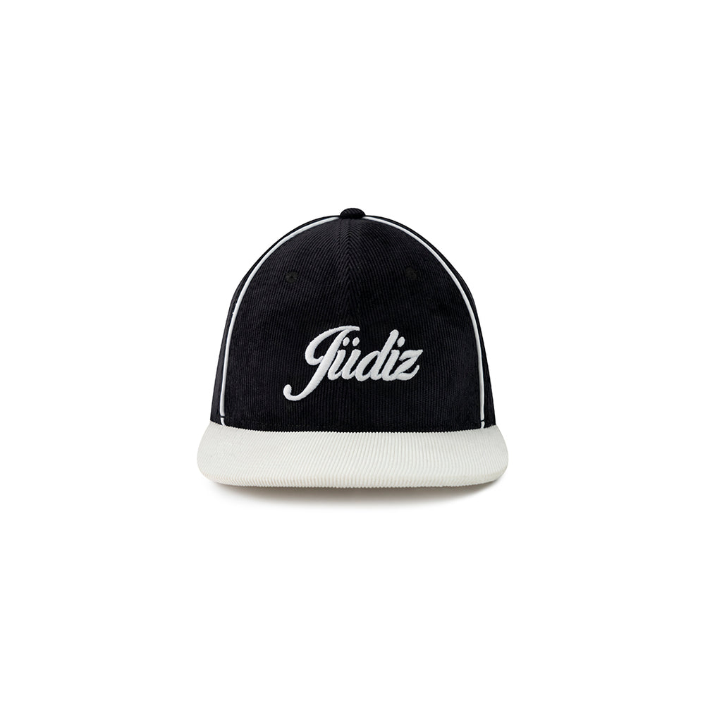 Jüdiz Corduroy Cap, black and white