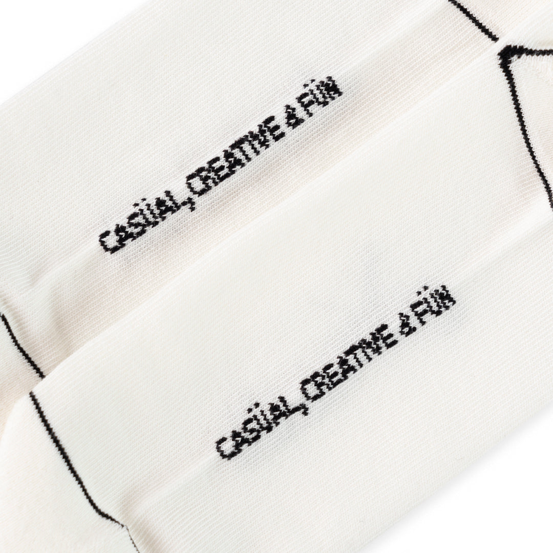Jüdiz basic ankle socks white
