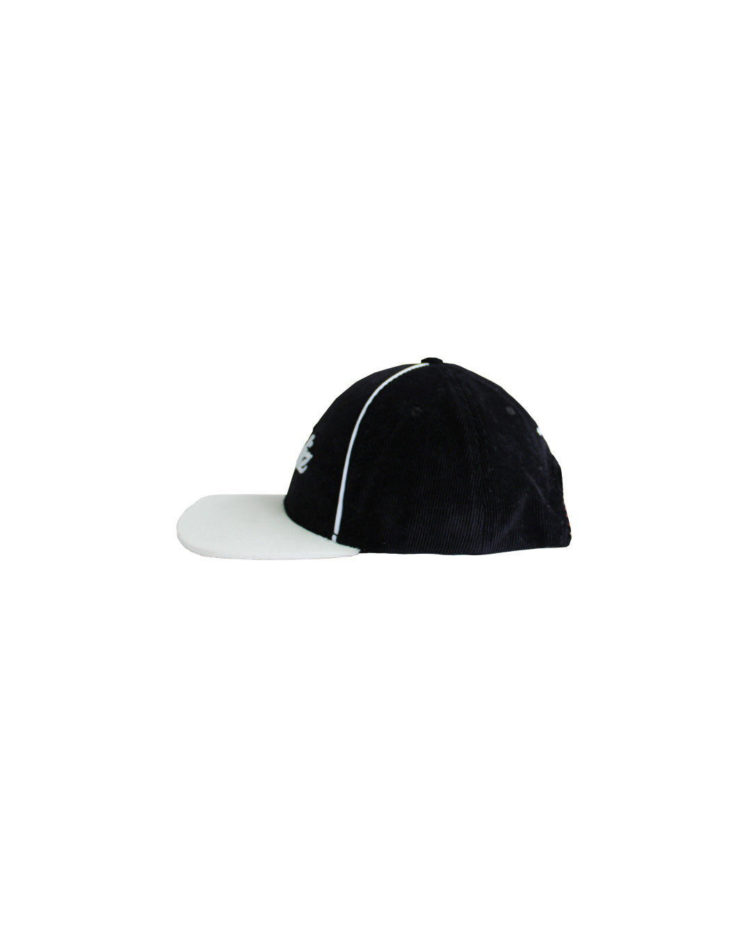 GORRA CORDUROY NEGRO Y BLANCO