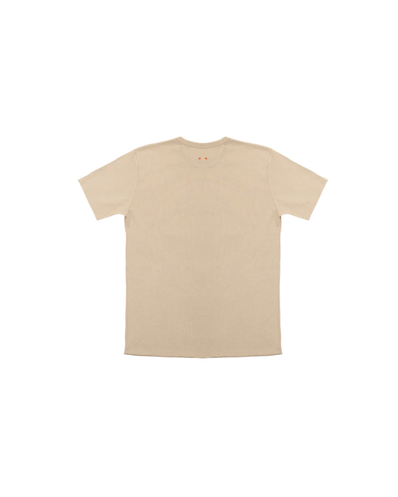 Jüdiz basic sand-colored T-shirt for men