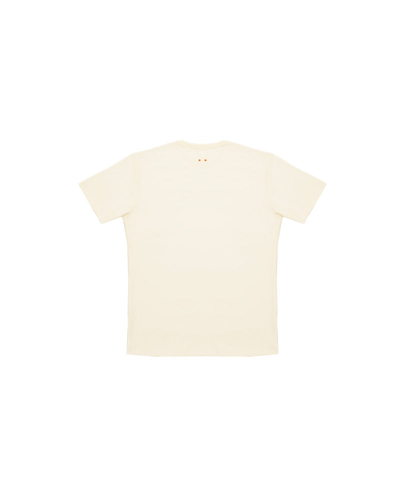 Jüdiz basic ivory T-shirt for men