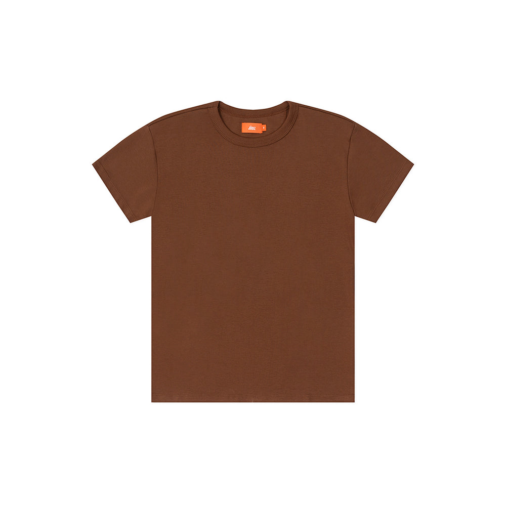 CAMISETA BÁSICA JÜDIZ PARA MUJER CAFÉ