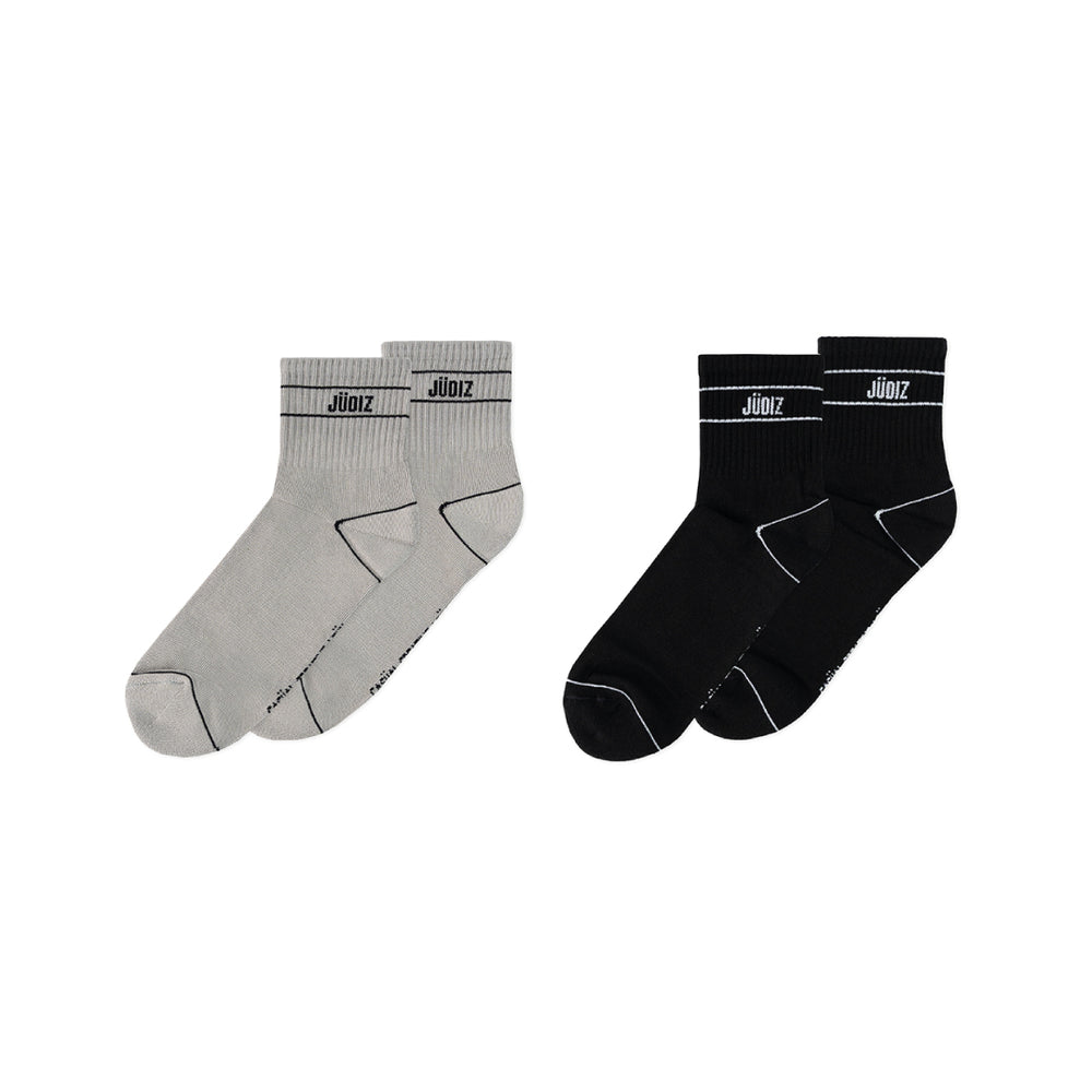 PACK MEDIAS TOBILLERAS NEGRA Y GRIS