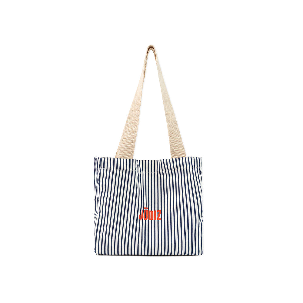 TOTE BAG PEQUEÑA RAYAS AZULES