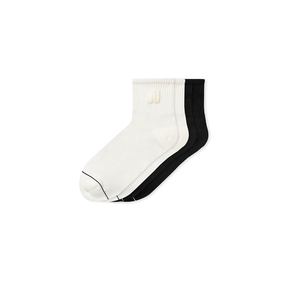 PACK MEDIAS TOBILLERAS BLANCA Y NEGRA