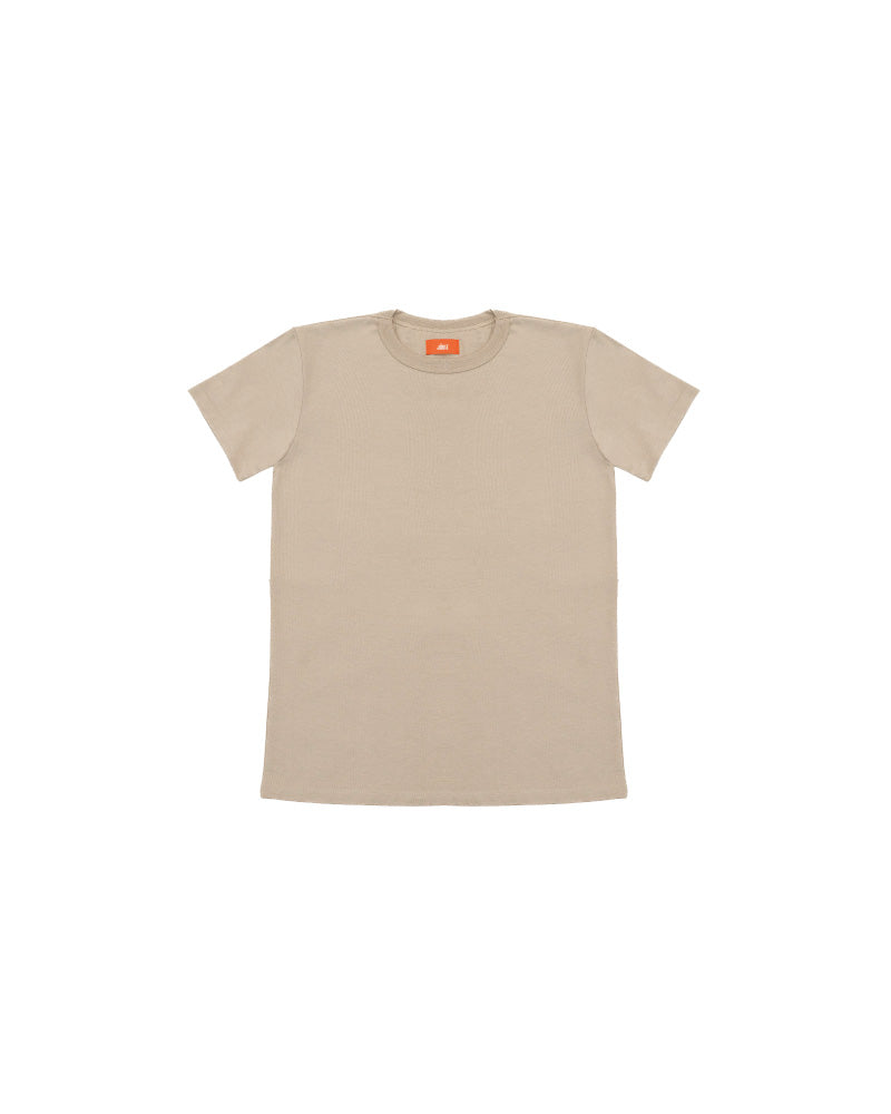 Jüdiz basic t-shirt for women in sand color