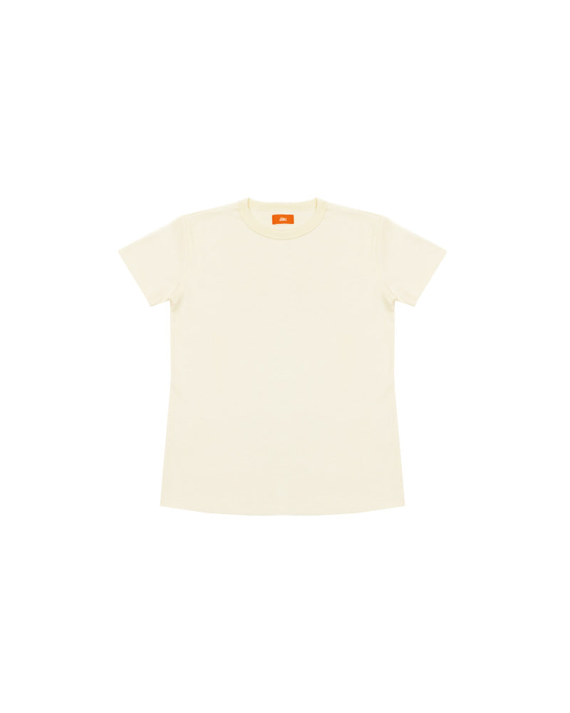 Jüdiz basic ivory T-shirt for women