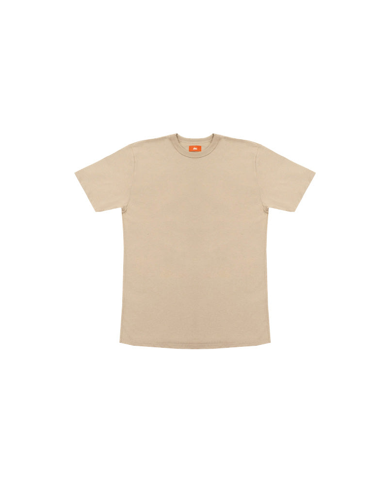 Jüdiz basic sand-colored T-shirt for men