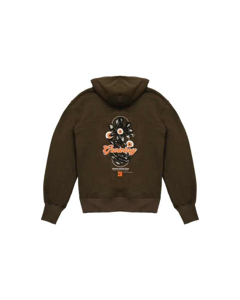 Jüdiz x El Cojo brown hoodie