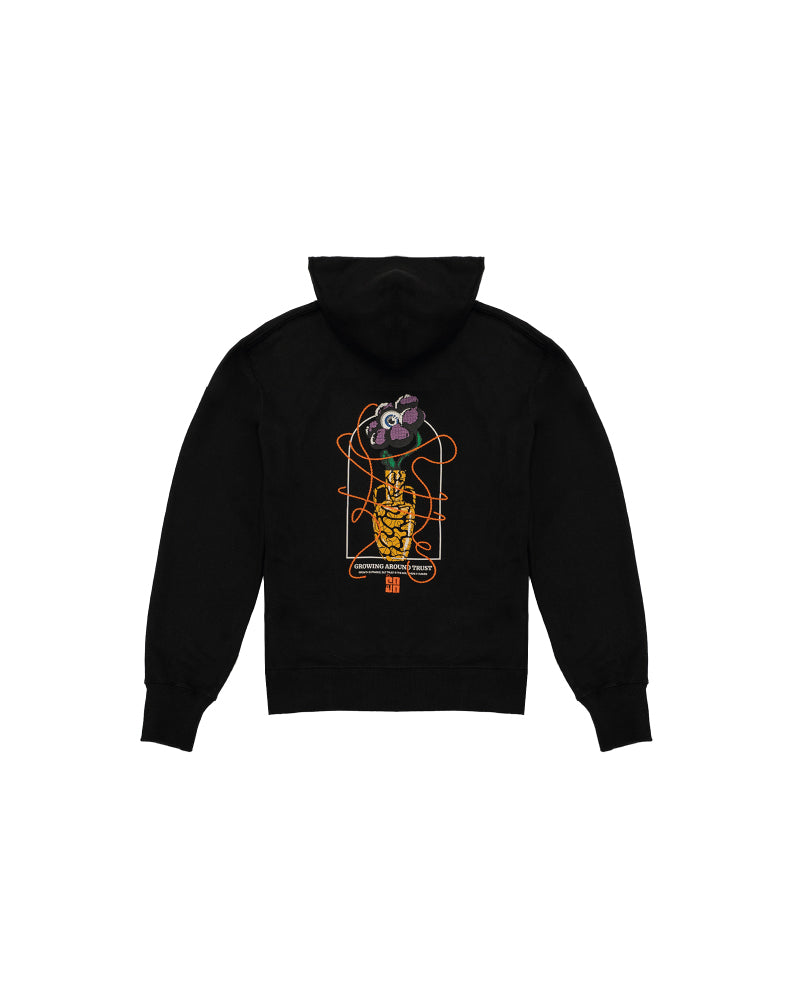 Black hoodie Jüdiz x El Cojo